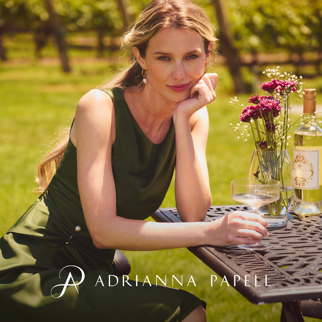 Adrianna Papell Facebook ad: Celebrate every moment.