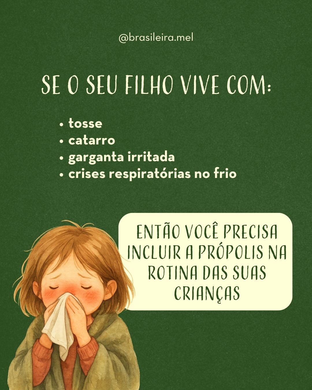Apiário Brasileira Facebook ad: O sistema imunológico das crianças está em constante…