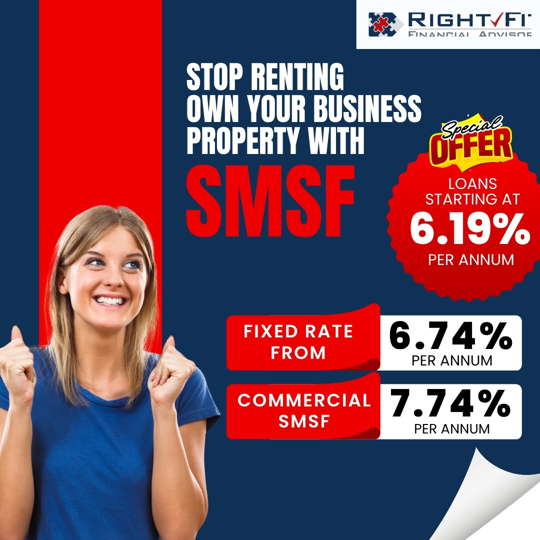 Right Fit Financial Advisors Facebook ad: Use your super to buy the premises your business runs from
