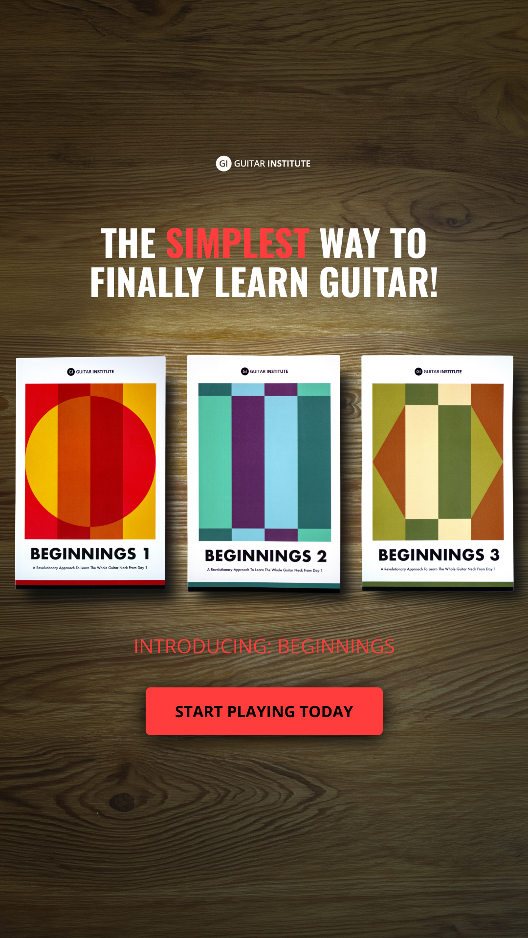 The Guitar Institute Facebook ad