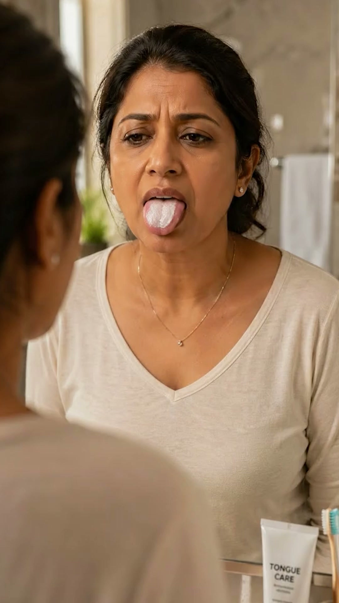 Wellness Daily Facebook ad: The Tongue Is Telling You Something