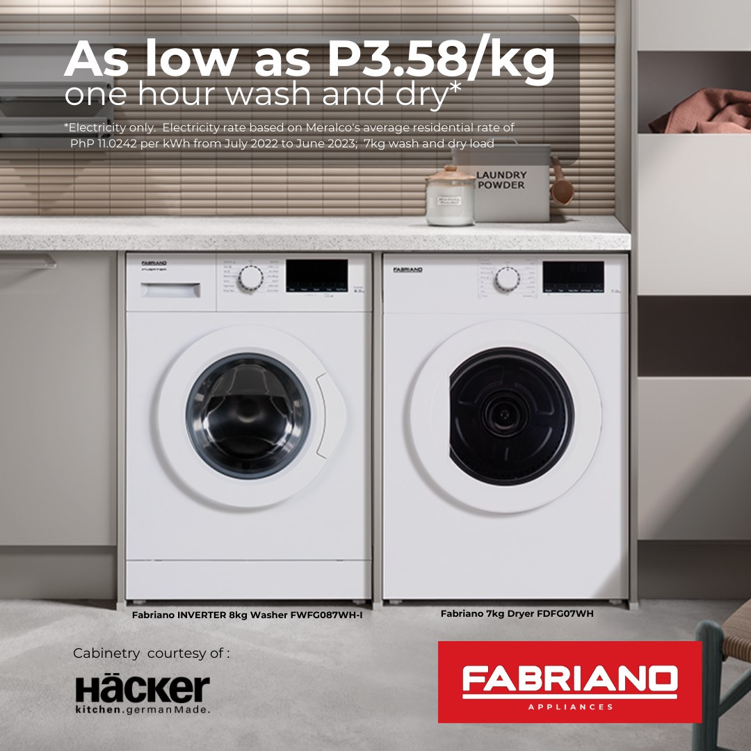 Fabriano Appliances Facebook ad: With a neighborhood laundry service, you pay at…