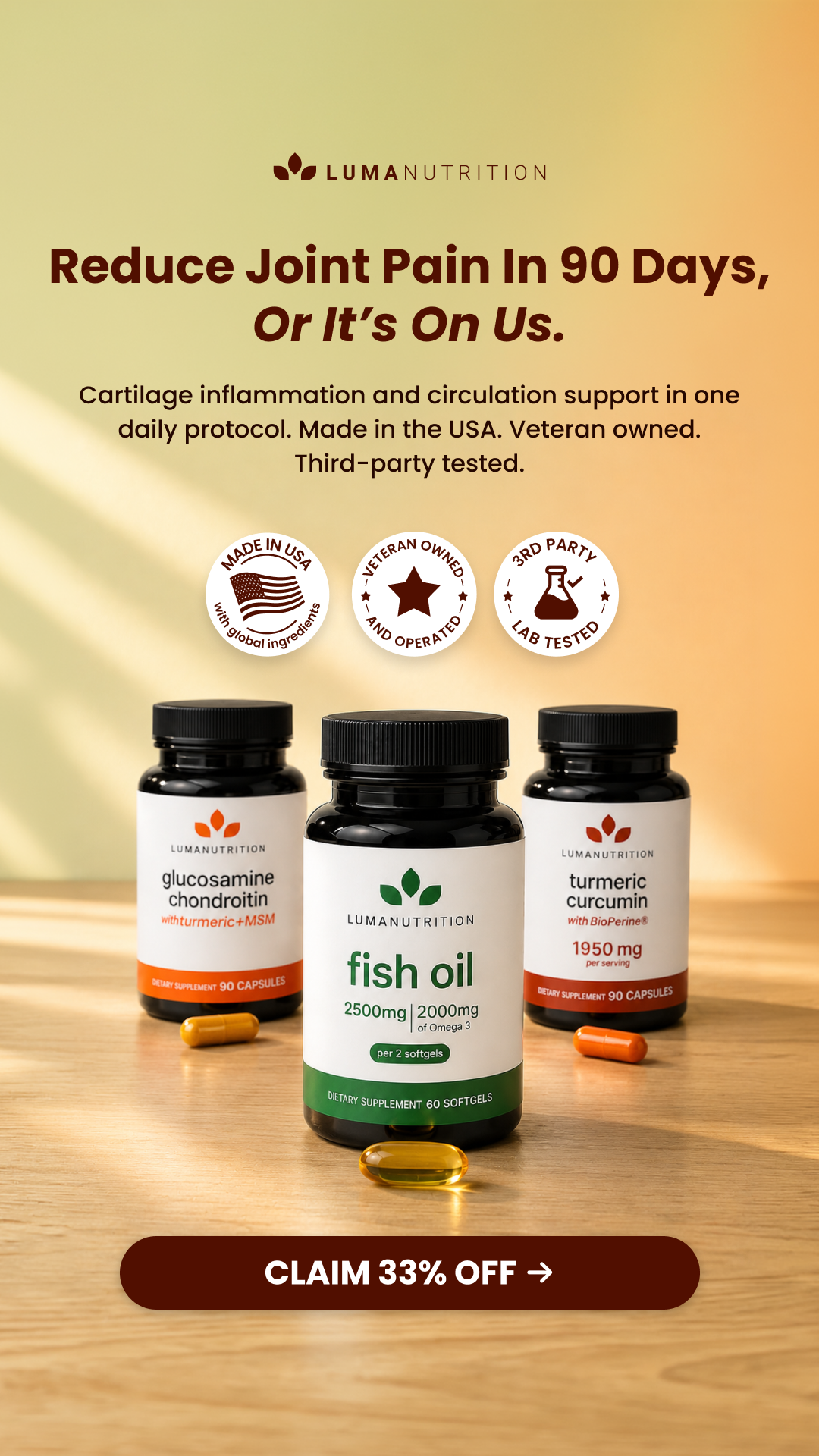 Luma Nutrition Facebook ad