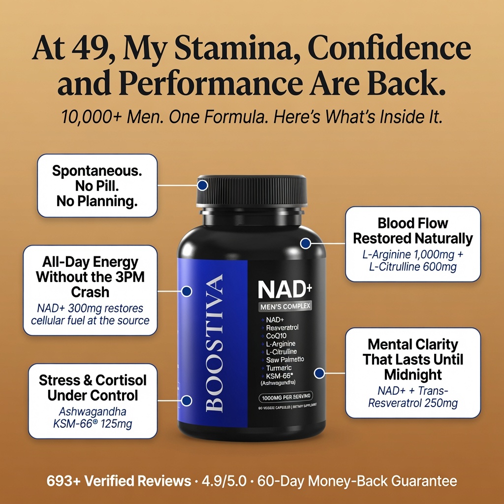 Daily Wellness Journal Facebook ad: The Men’s NAD+ Formula Everyone Is Talking About