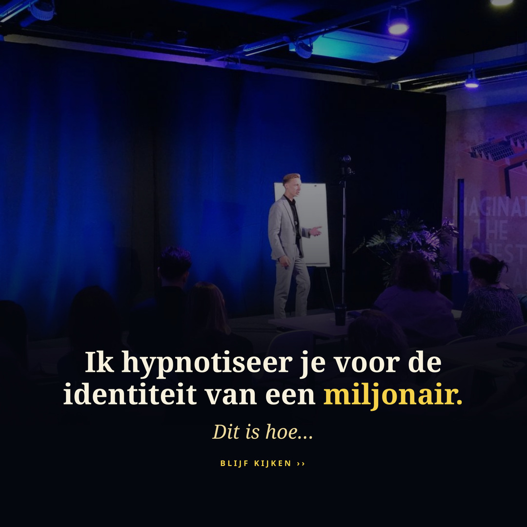Aron Lammerts van Bueren Facebook ad: Laatste kans: 85% KORTING op hypnose programma