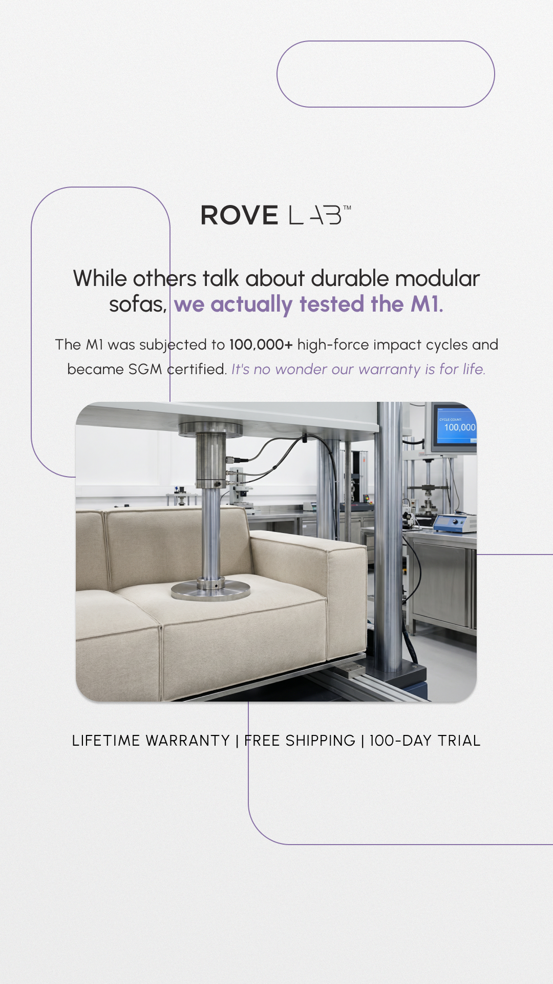 Rove Lab Facebook ad