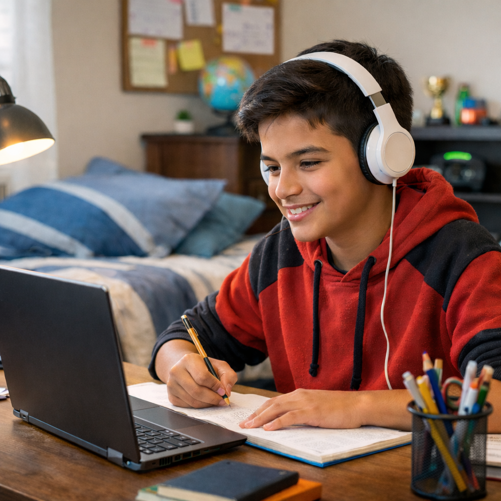 Pacific View Charter School Facebook ad: Flexible Virtual Learning
