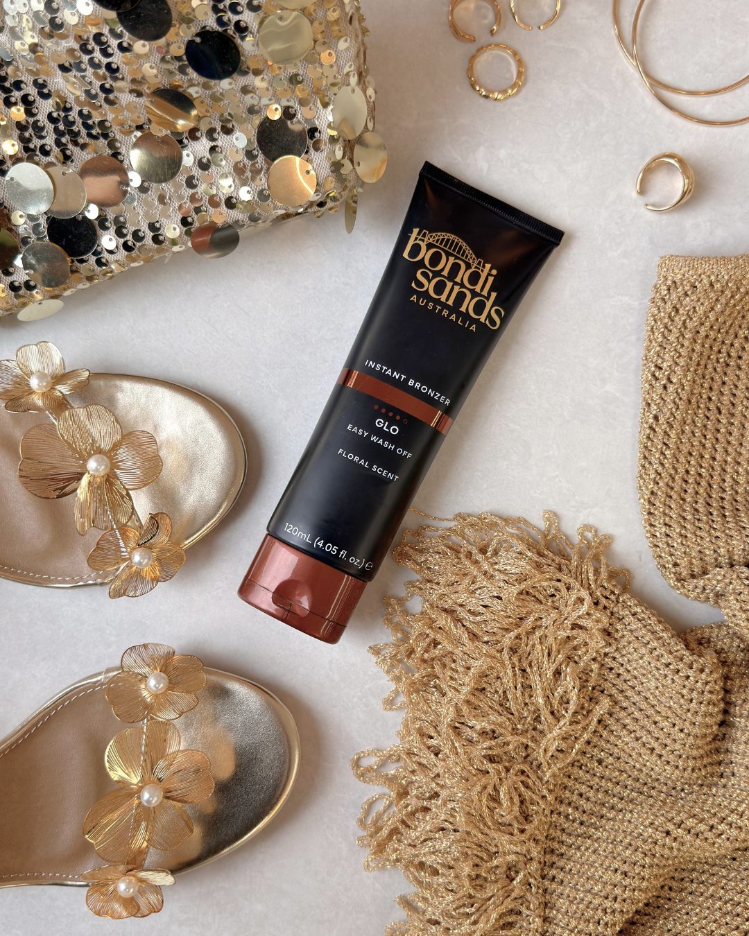 Bondi Sands Facebook ad: a flawless one-day bronze that's a high coverage…