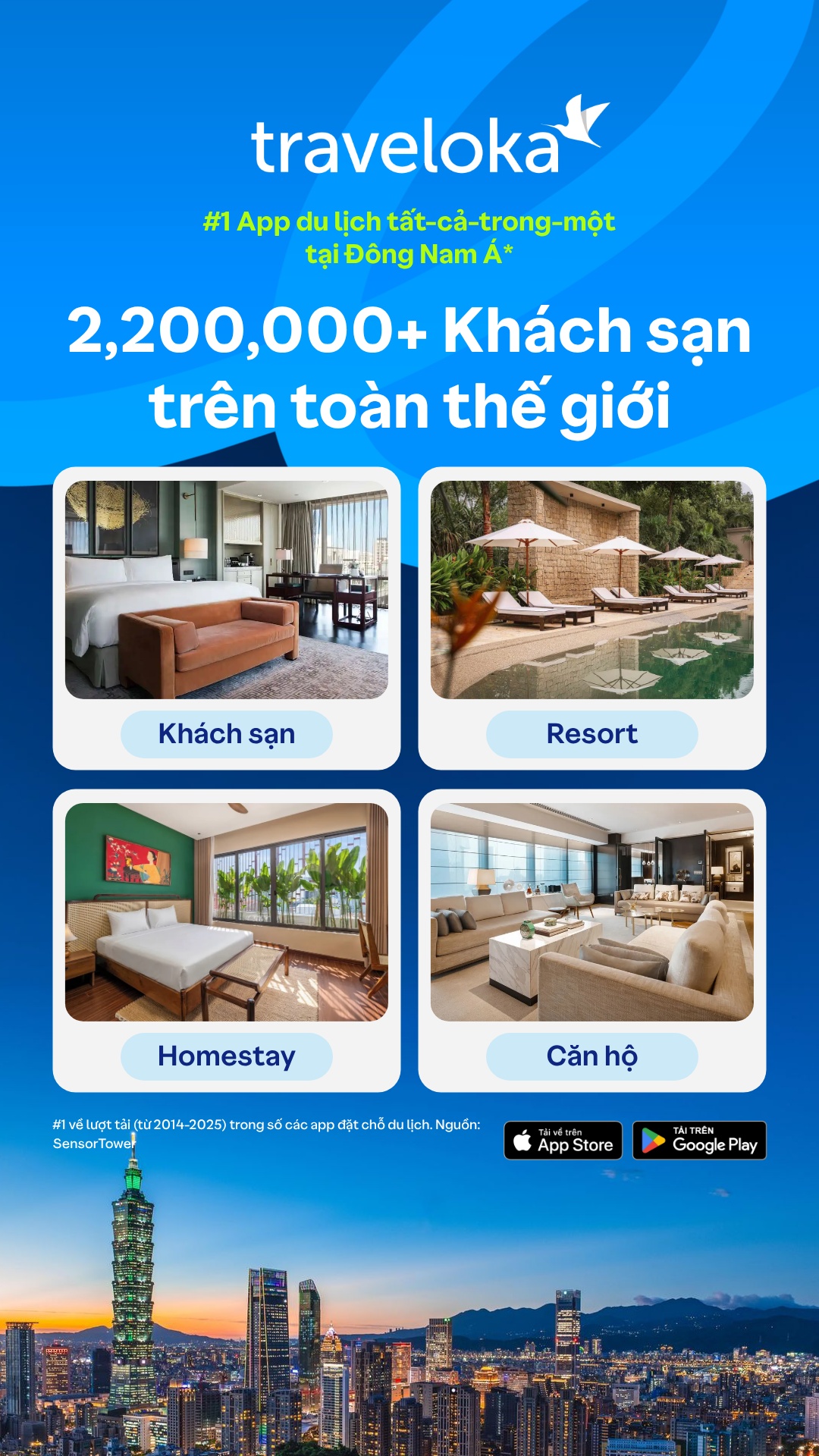 Traveloka Vietnam Facebook ad from Aug 2, 2026