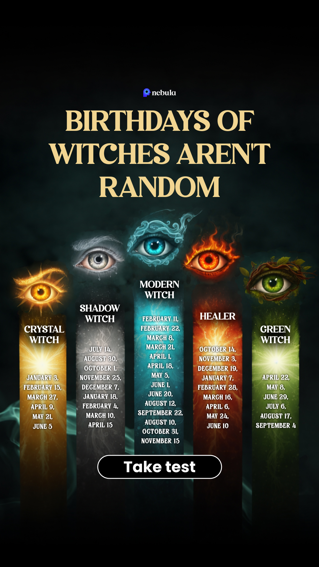 Nebula: Witch Power Reading Facebook ad