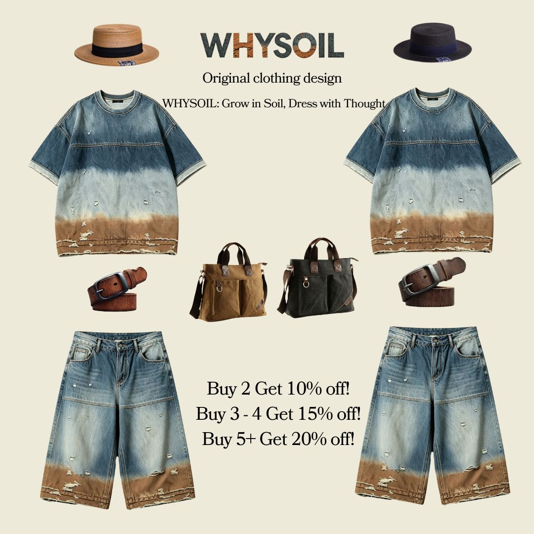 Whysoil Facebook ad: WHYSOIL: Grow in Soil, Dress with Thought