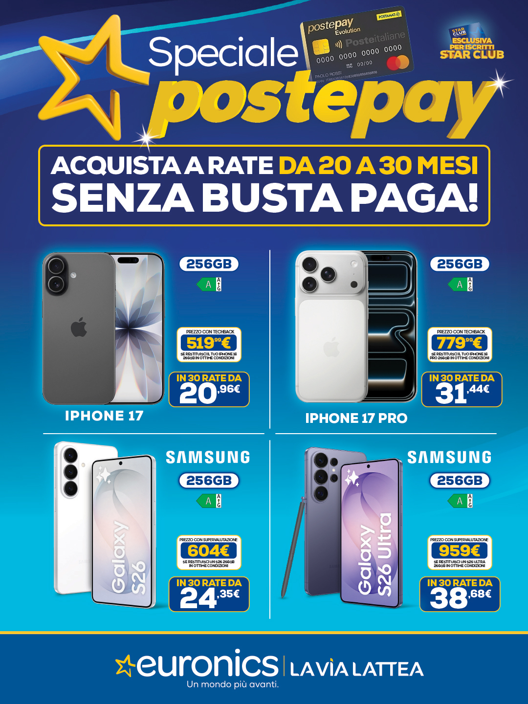 La Via Lattea Euronics Facebook ad: FINANZIA IL TUO CELLULARE PREFERITO A PREZZI MAI…