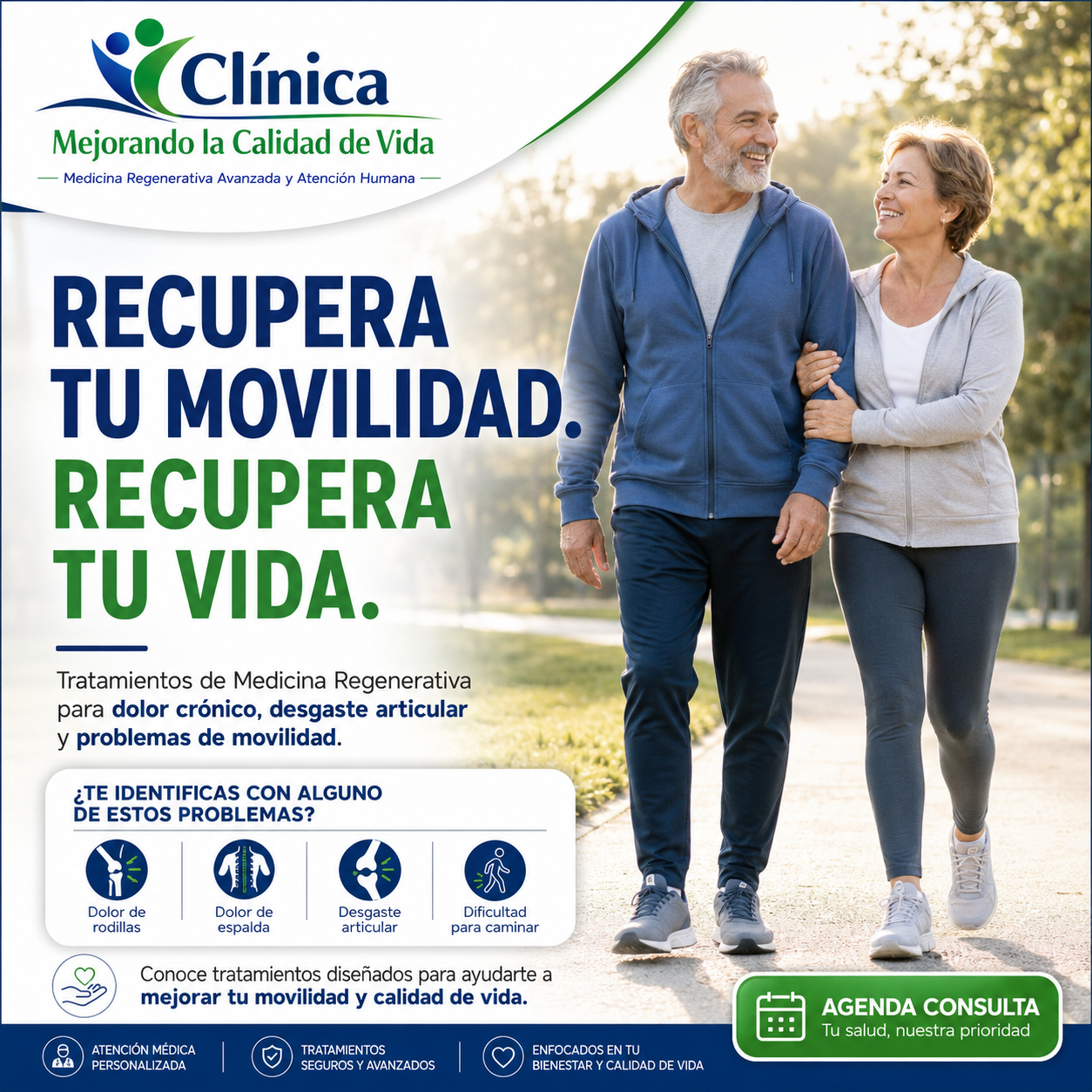 Mejorando calidad de vida. Facebook ad: Más información