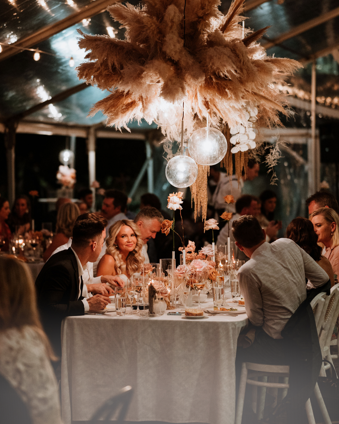 Festoon Lighting Facebook ad: Boho Wedding Lighting That Stands Out