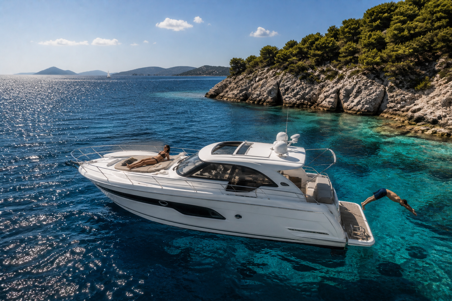 Zen Yachting Facebook ad: Private Yacht Experience.