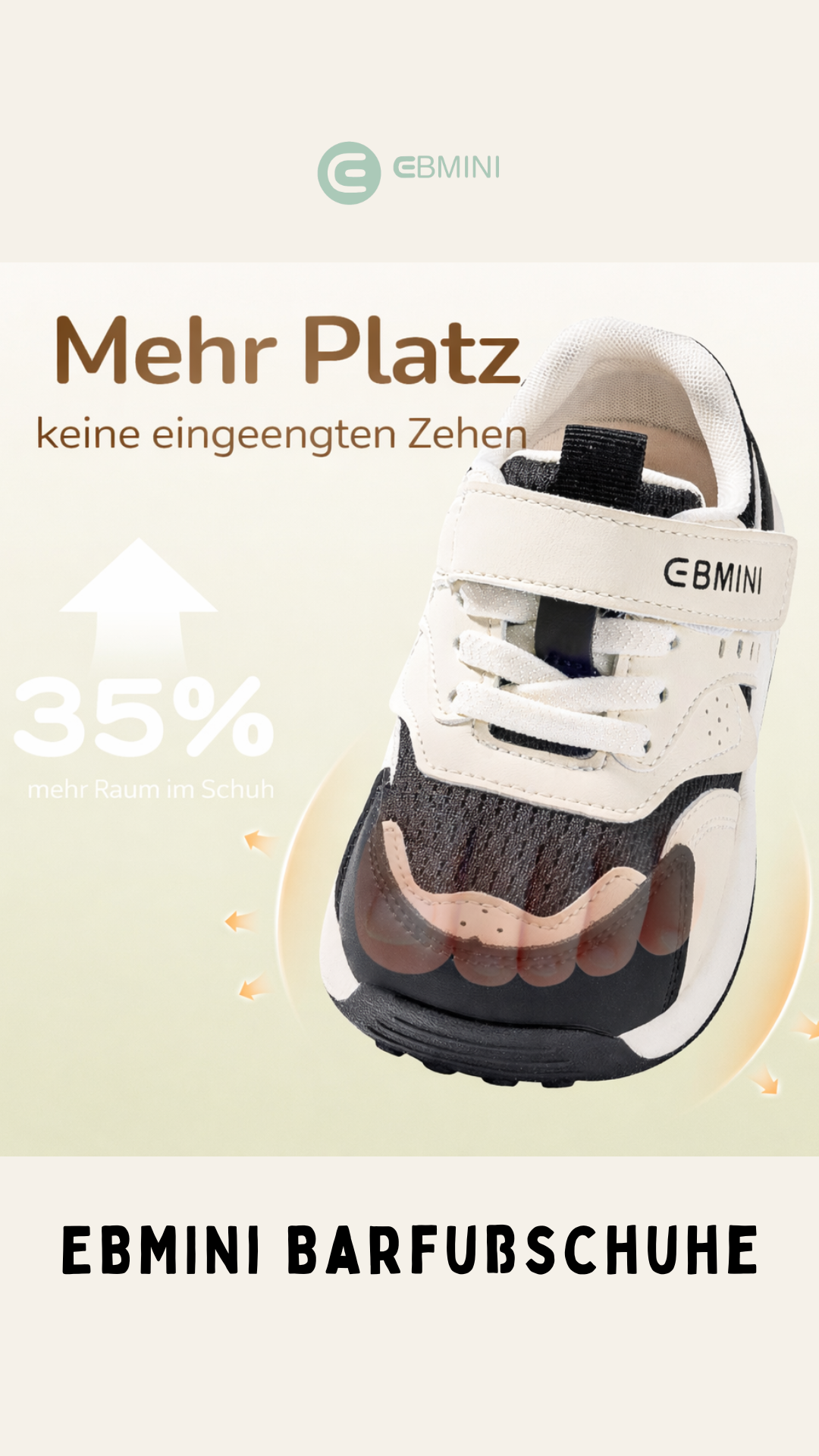 Ebmini - Kinder Barfußschuhe Facebook ad