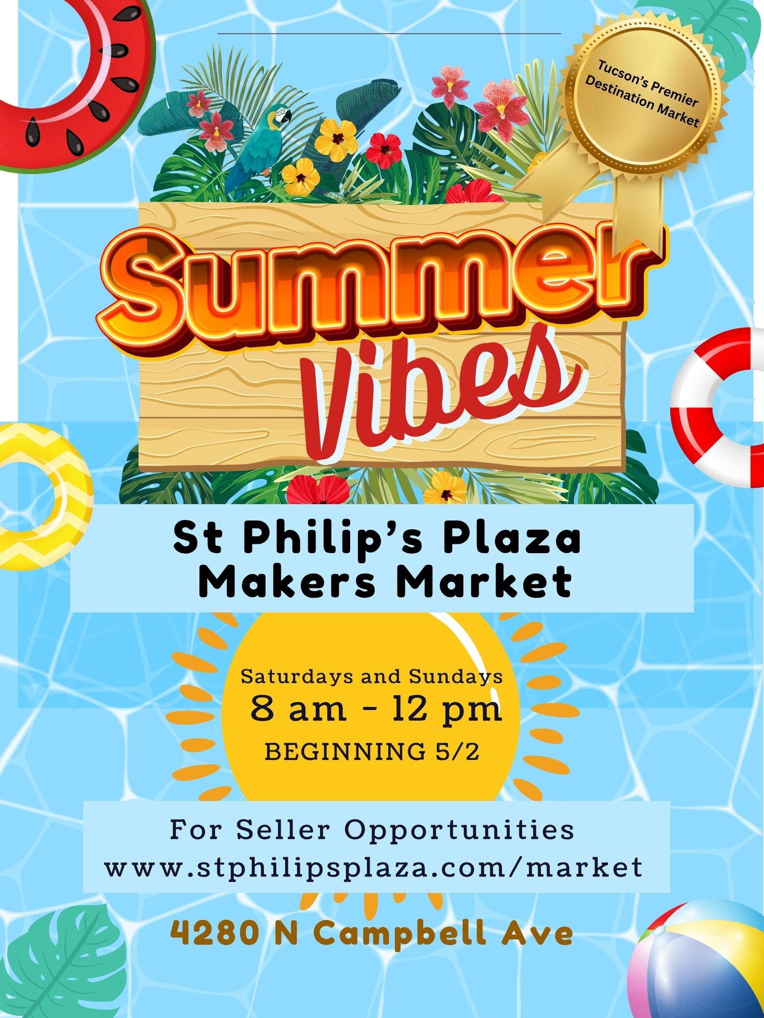 St. Philip's Plaza Market Facebook ad: Welcome to the St.