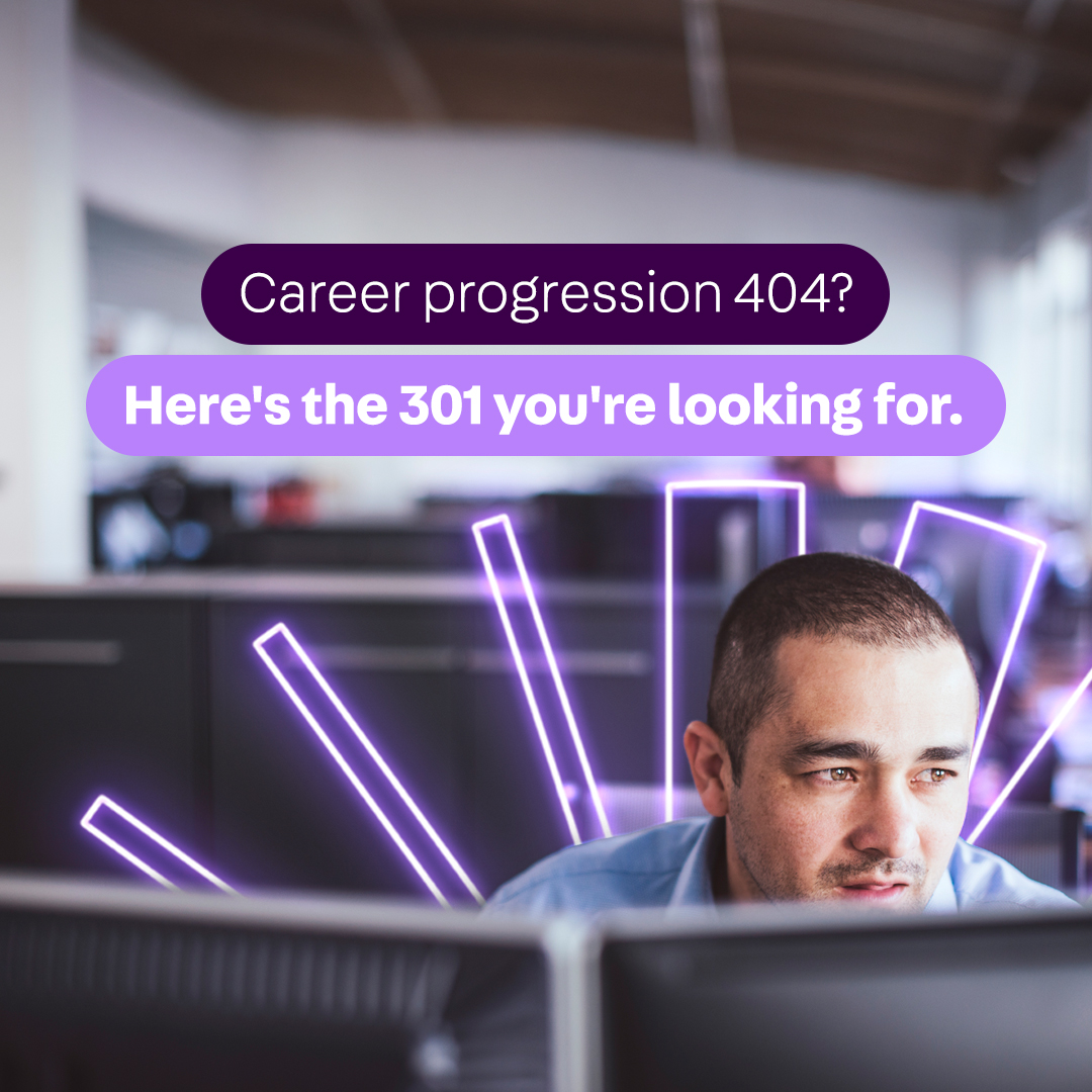 Dublin Business School Facebook ad: Built for data professionals already doing the job.