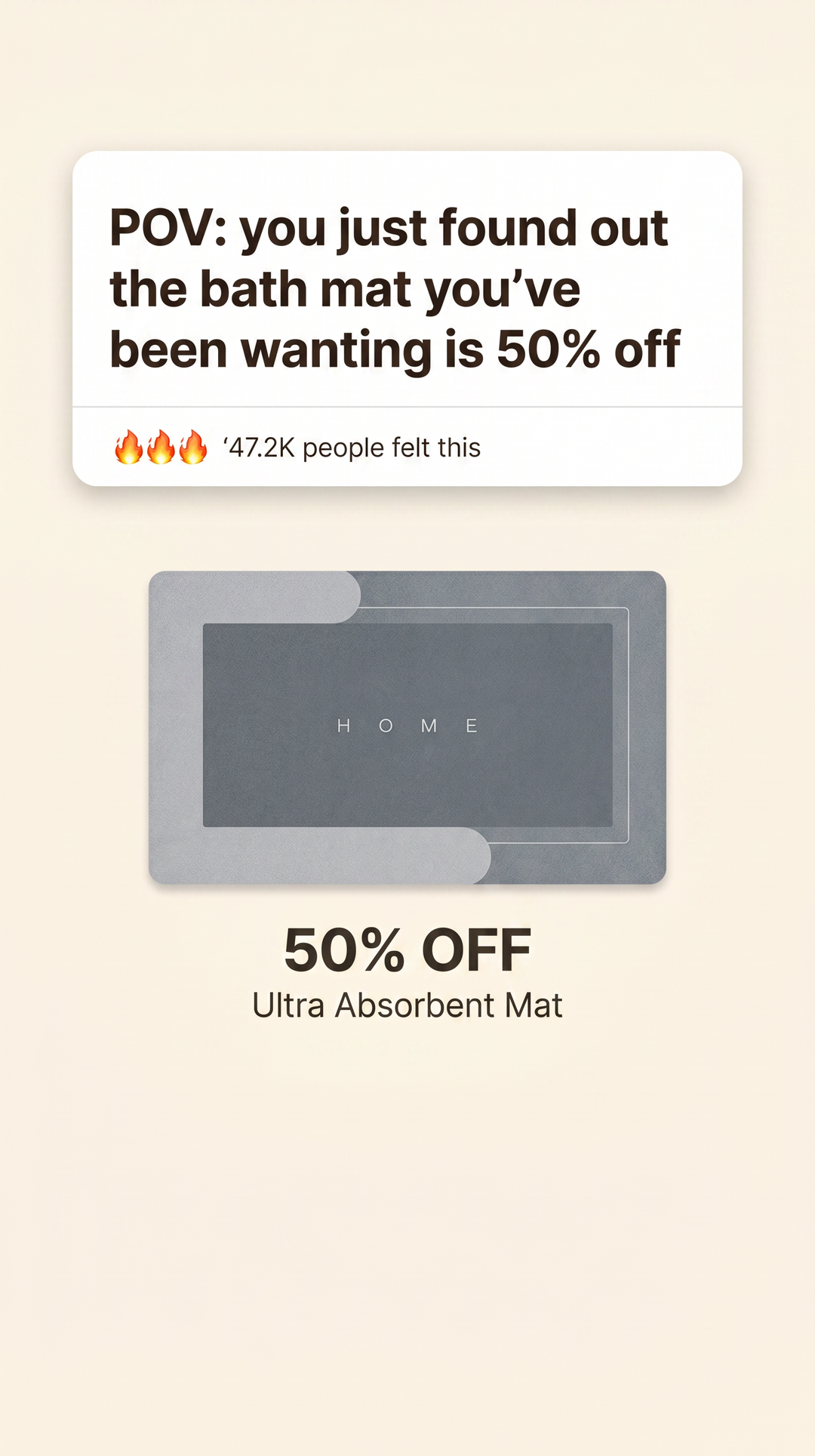 OzBath Facebook ad