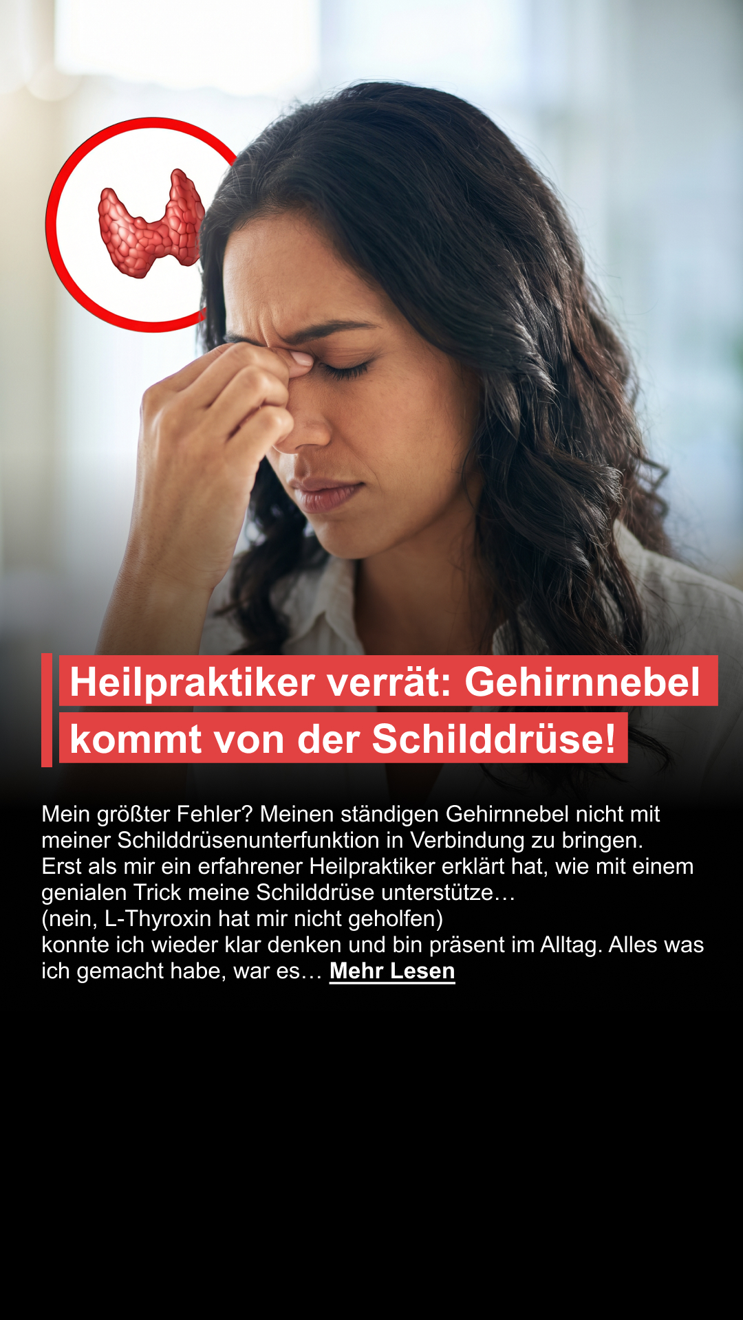 Mission Schilddrüse Facebook ad