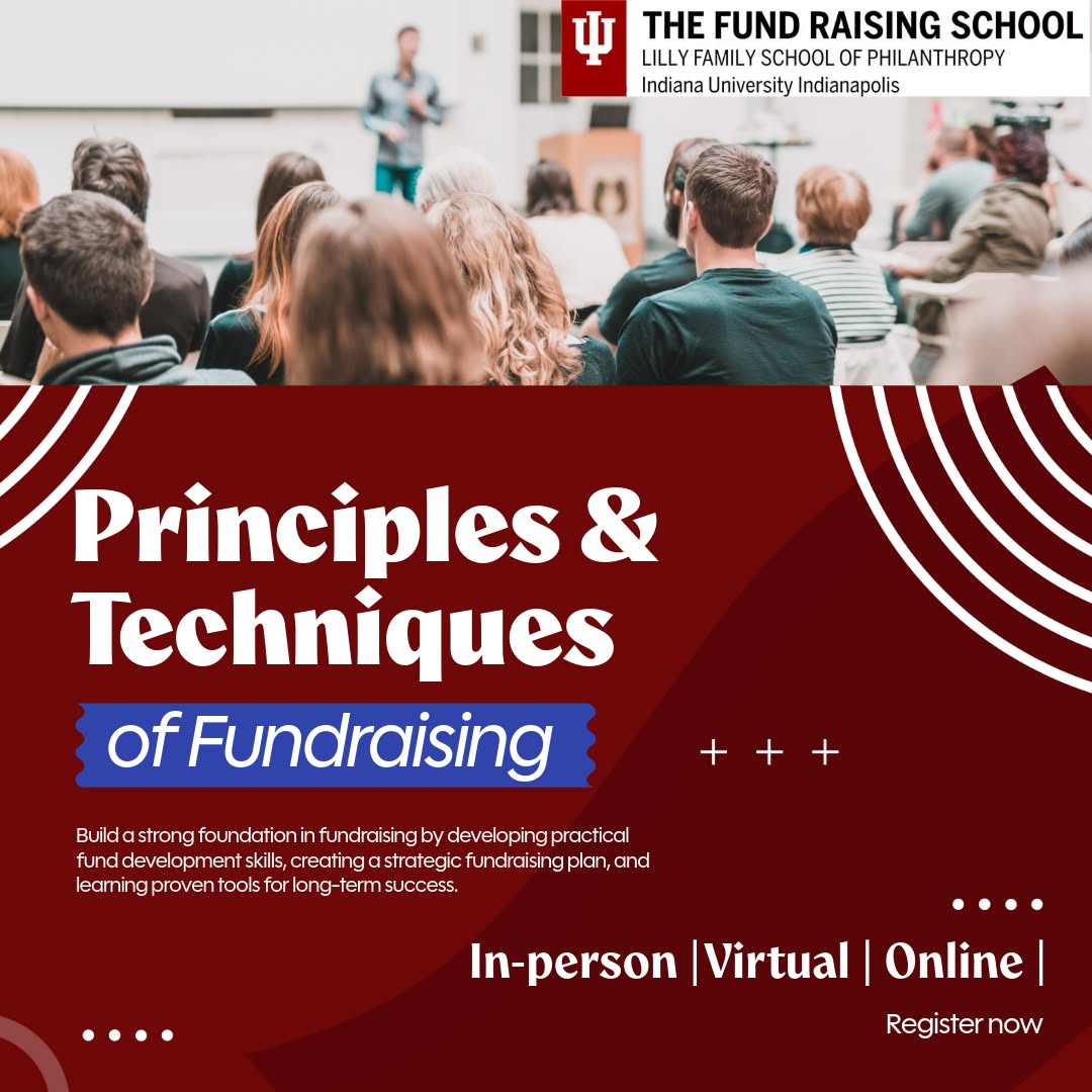 The Fund Raising School Facebook ad: Build your fundraising foundation with The Fund Raising…