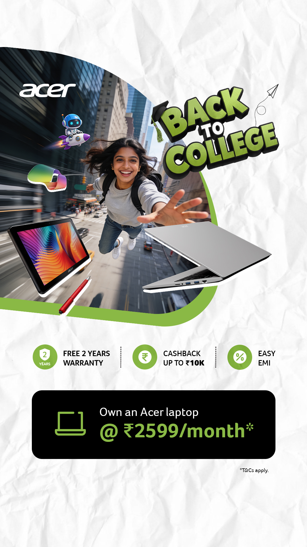 Acer India Facebook ad