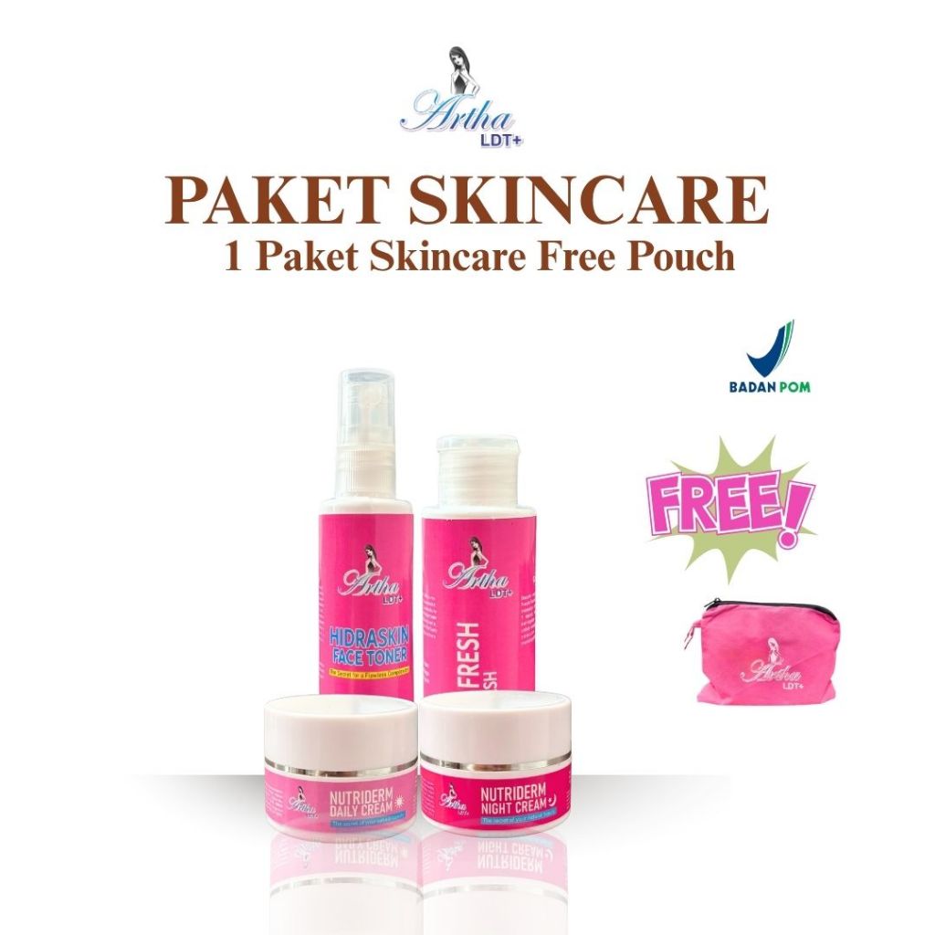 Artha ldt+ official Facebook ad: PROMO PUNCAK PAYDAY - PAKET SKINCARE 40RB DAPAT…