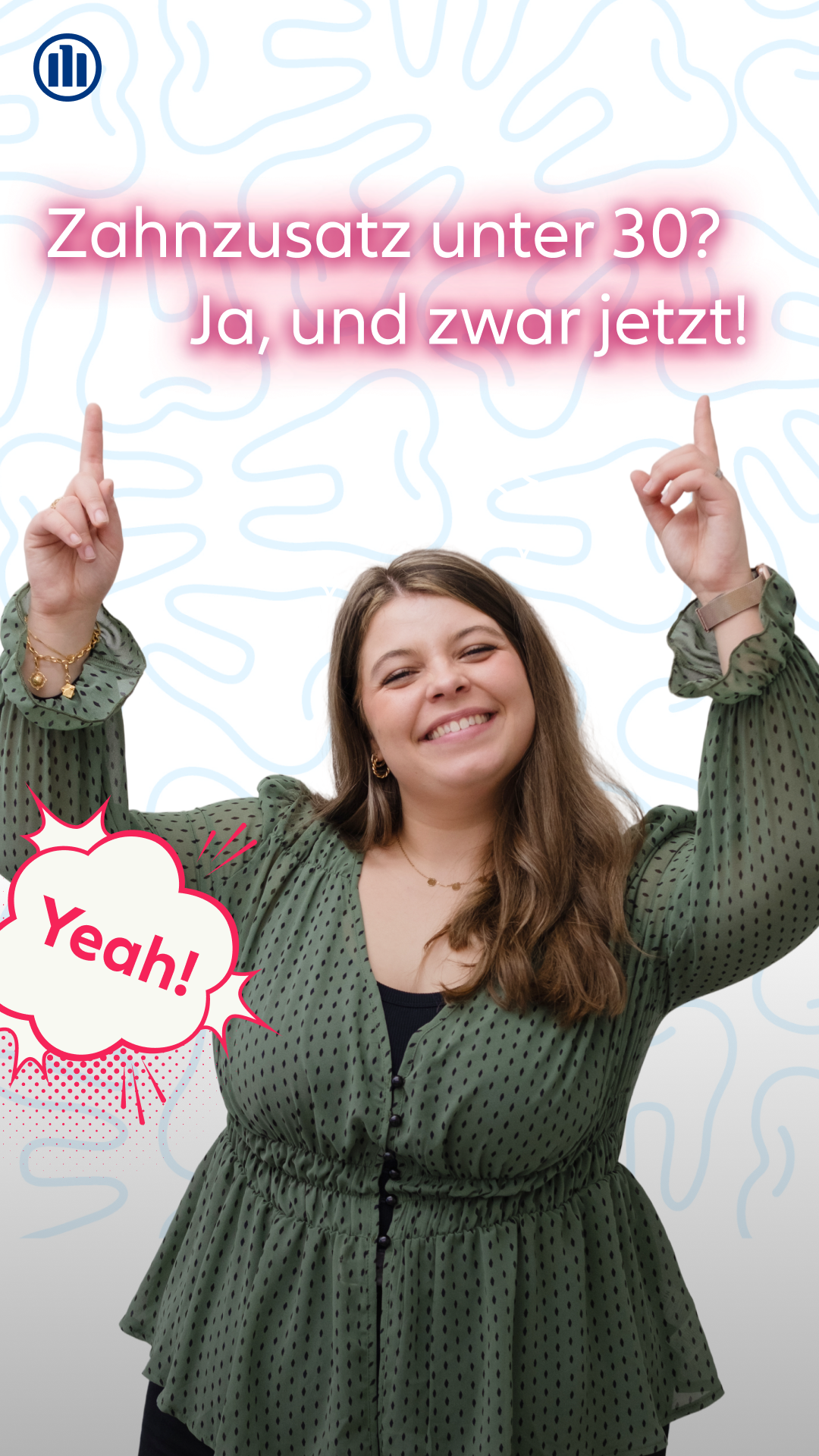 Allianz Digitalteam Facebook ad: Deine Experten für die Zahnzusatzversicherung. Auf (fast)…