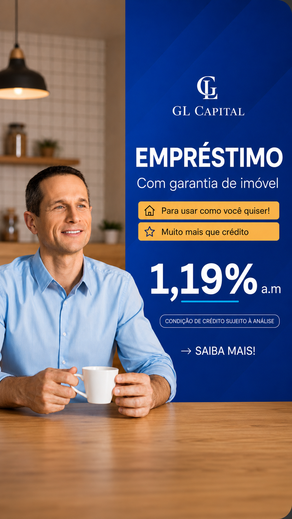 GL Capital - Crédito Imobiliário Facebook ad