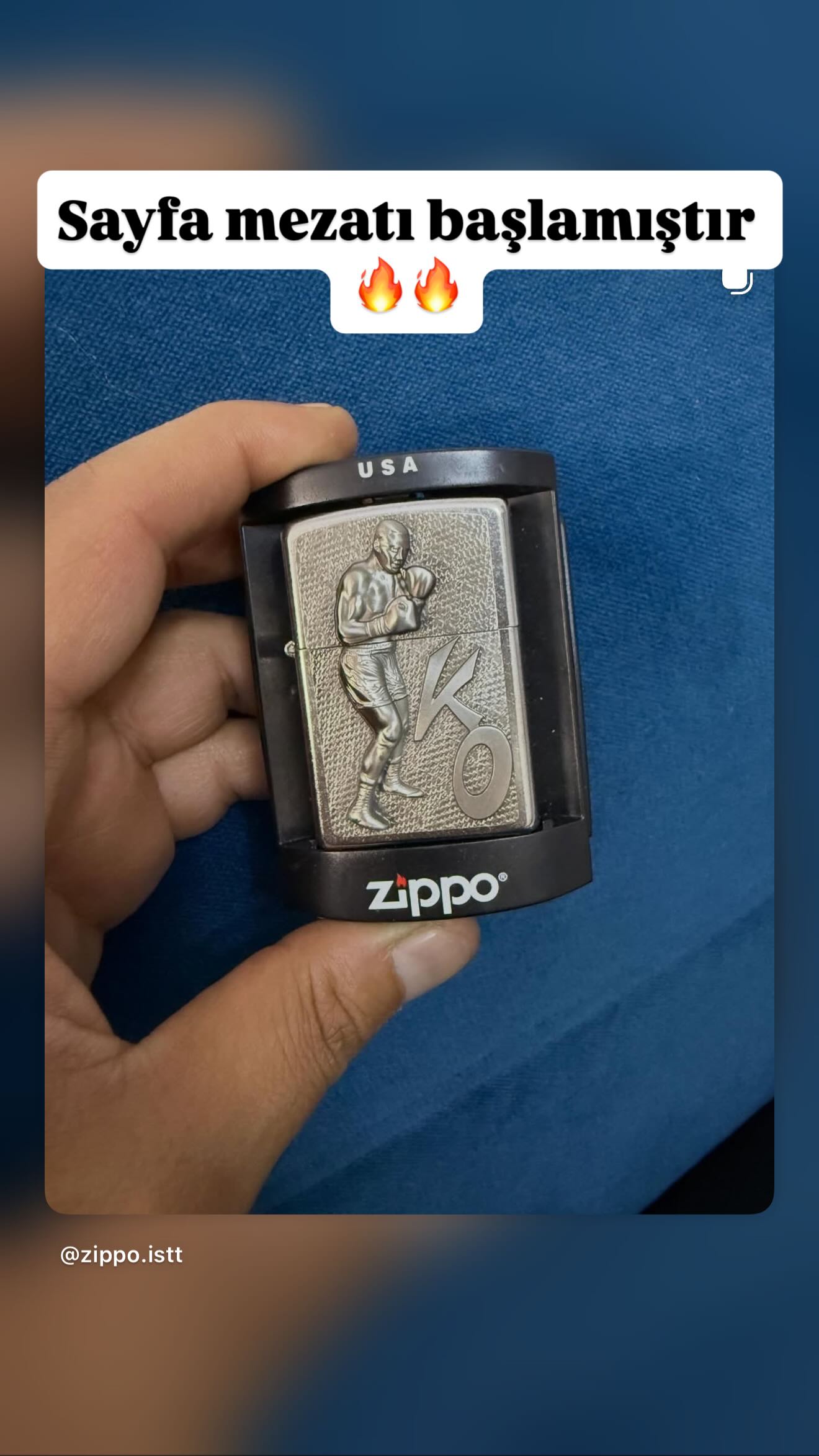 zippo.isttt Facebook ad: Sayfa mezatı başlamıştır