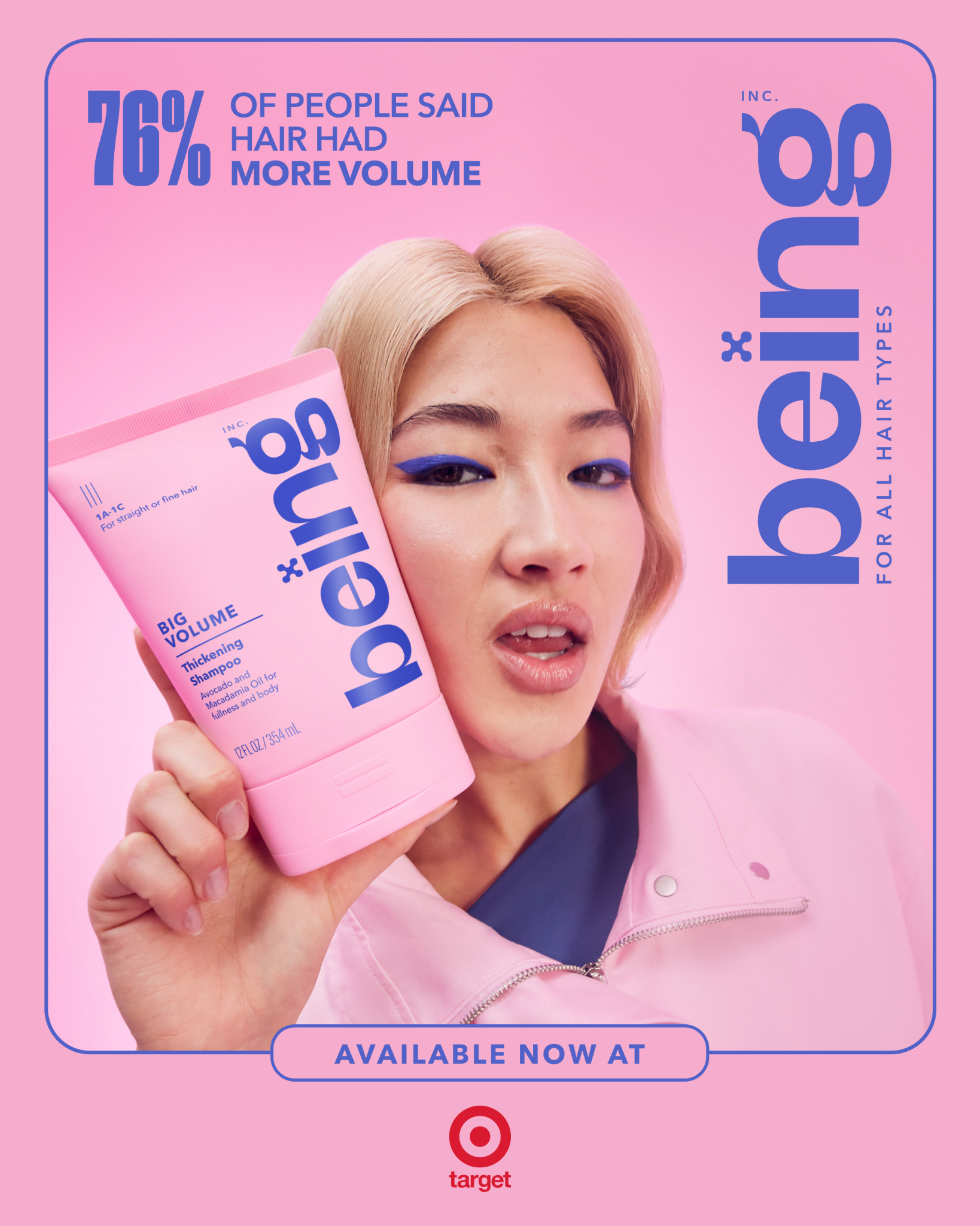 Being Haircare Facebook ad