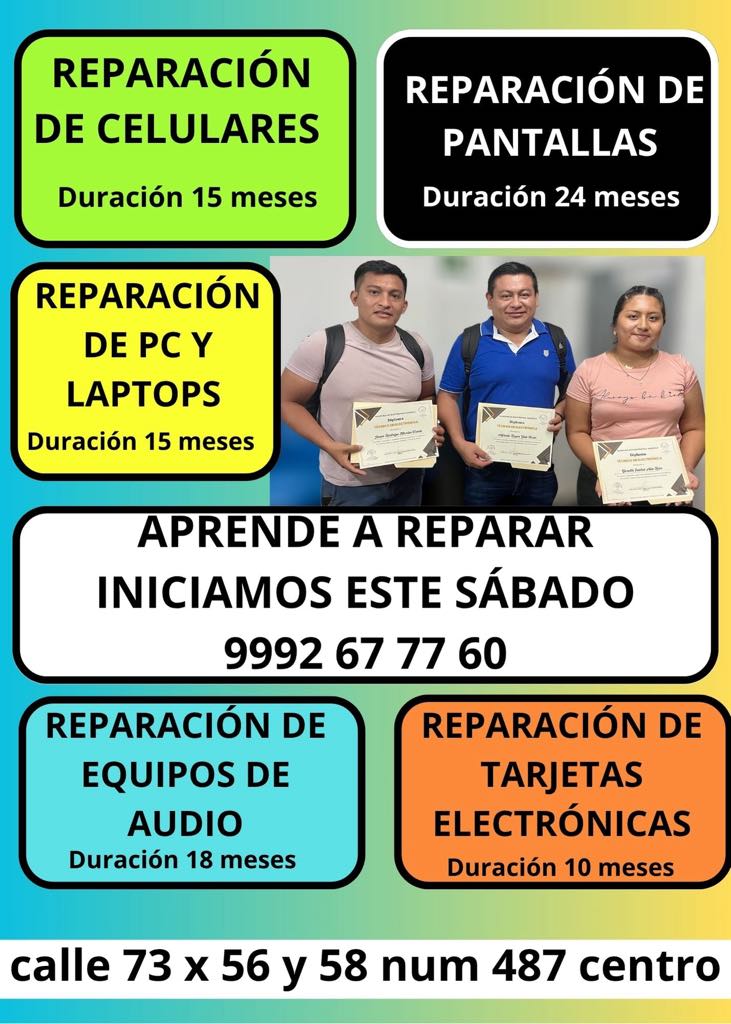 Academia de Electrónica Moderna Facebook ad: INSCRIPCIONES ABIERTAS, APRENDE Y EMPRENDE TU PROPIO…