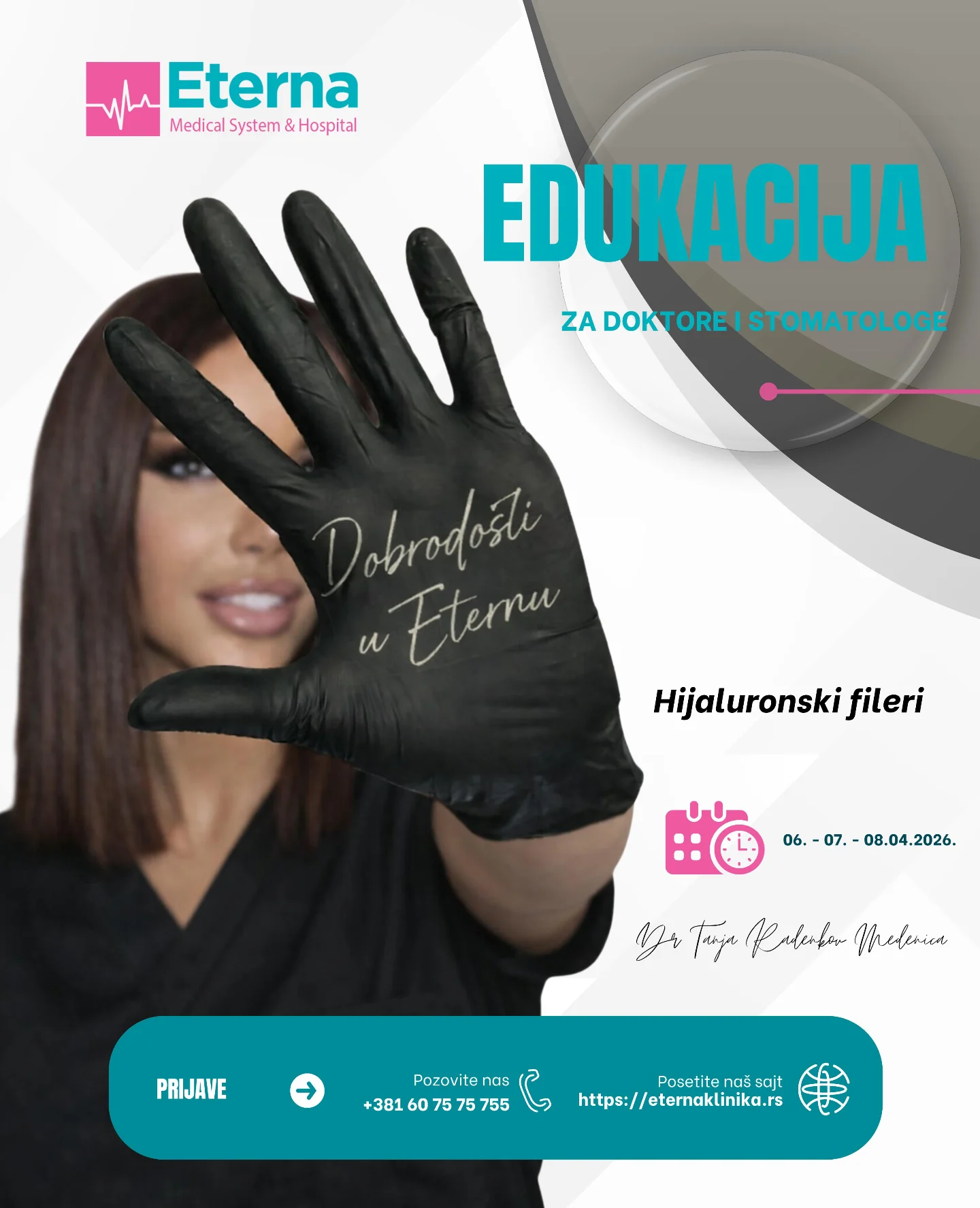 Eterna-dr Tanja Radenkov Facebook ad: HIJALURONSKI FILERI EDUKACIJA | dr Tanja Radenkov Medenica