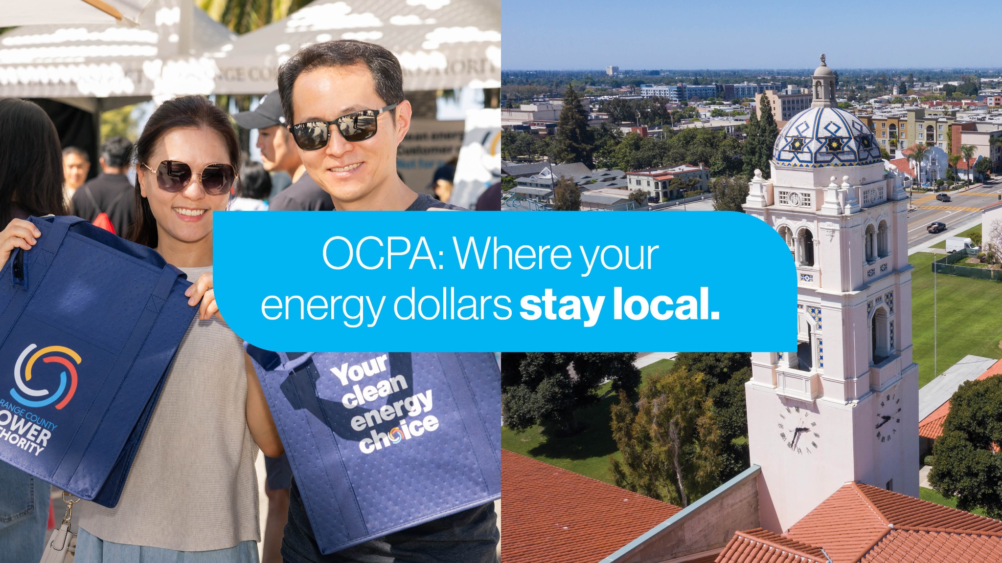 Orange County Power Authority Facebook ad from May 11, 2026