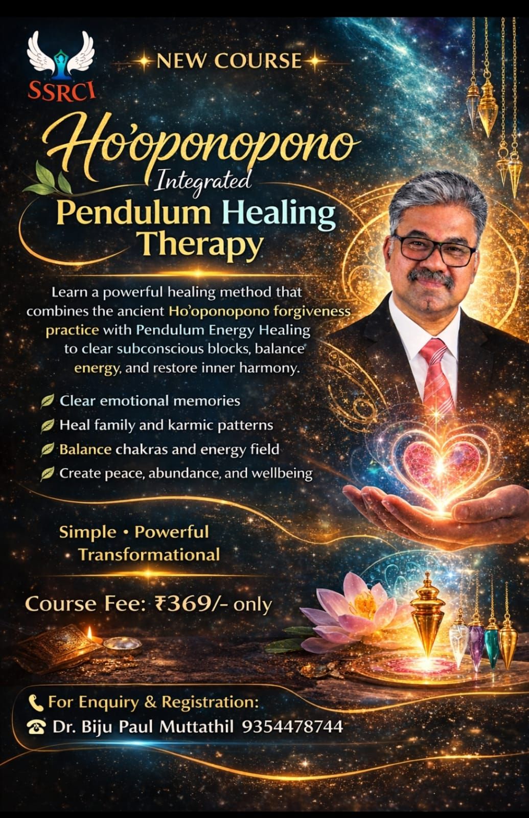Pendulum Therapy Facebook ad: *പുതിയ ഓൺലൈൻ കോഴ്സ്*