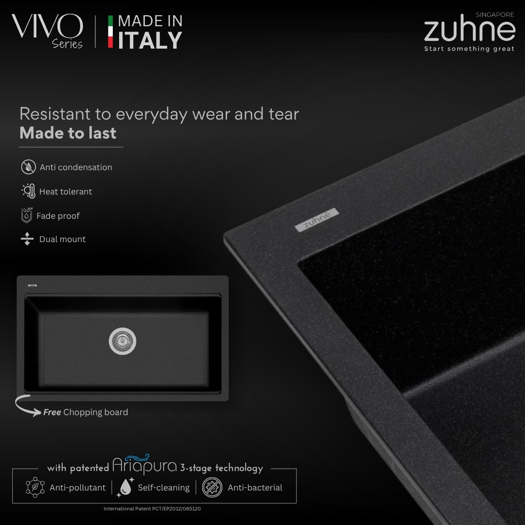 Zuhne Facebook ad: Crafted in Italy. Engineered for Life. Meet VIVO