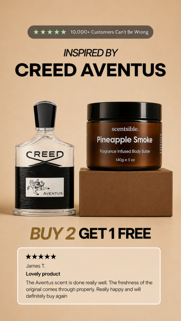 Mark Ryan Facebook ad: Luxury Fragrances meets Body Butters