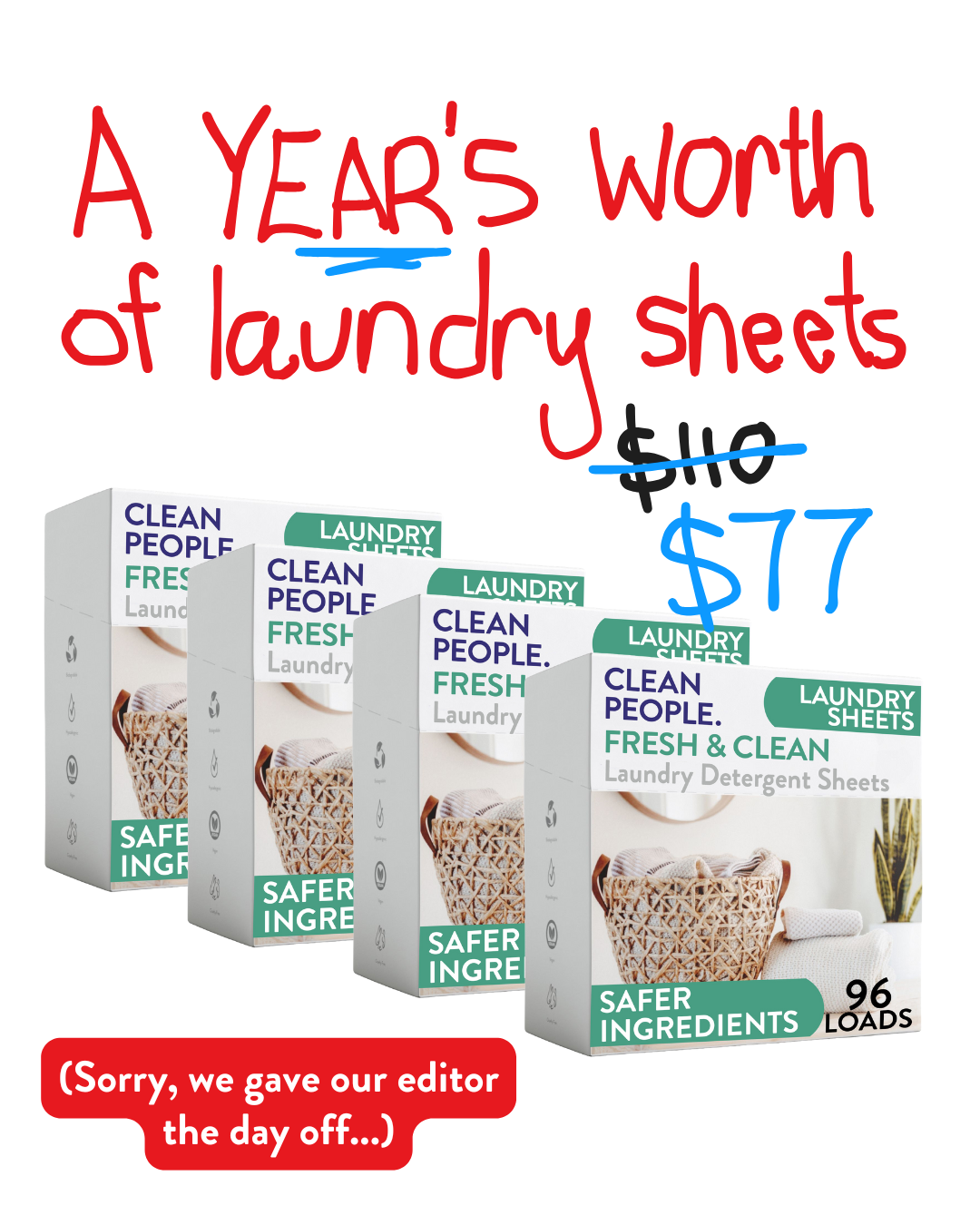 Clean People. Facebook ad
