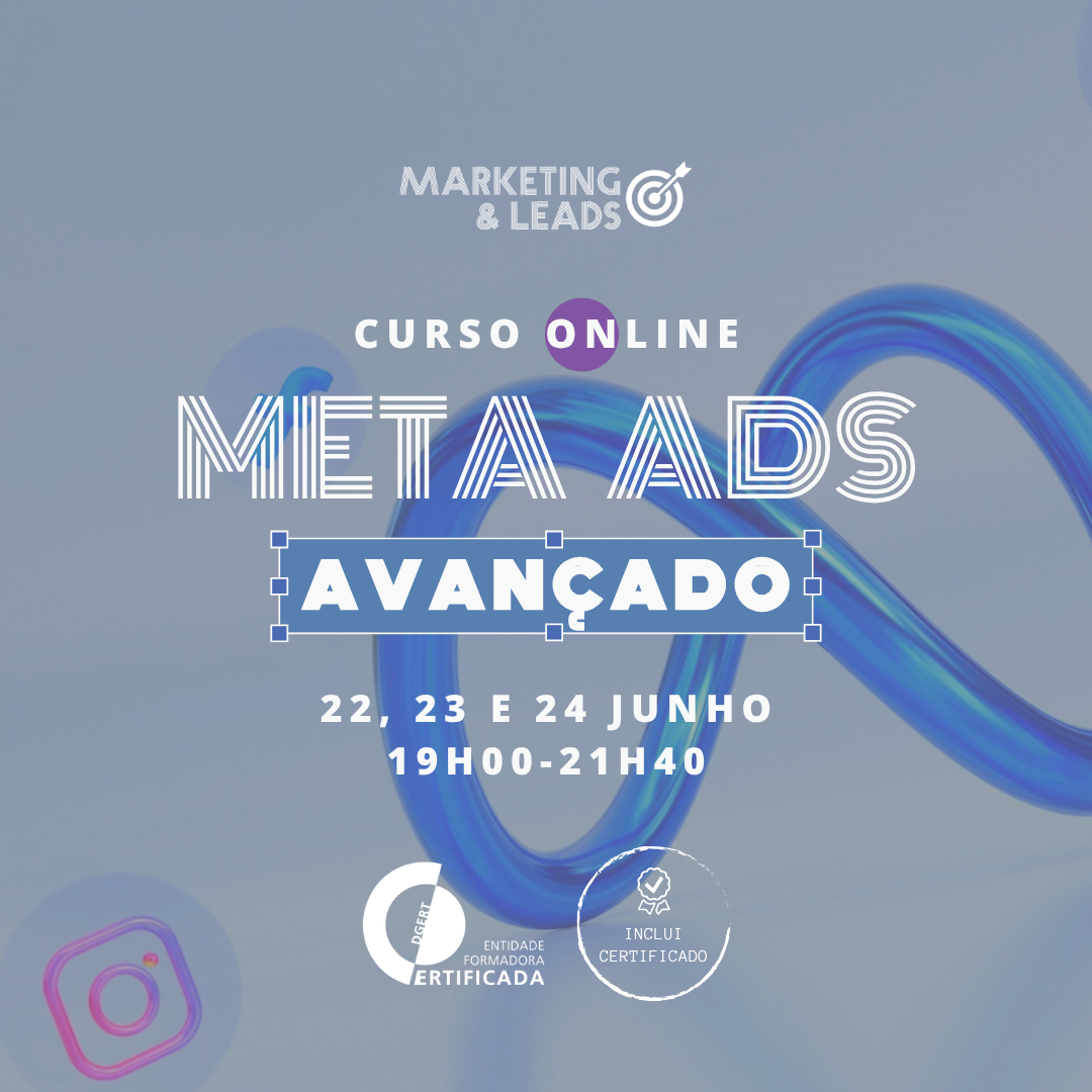 Marketing and Leads Facebook ad: Curso de Meta Ads Avançado - Online