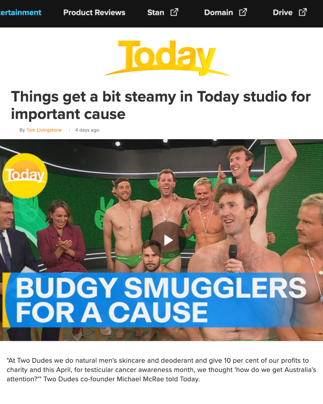 Two Dudes Facebook ad