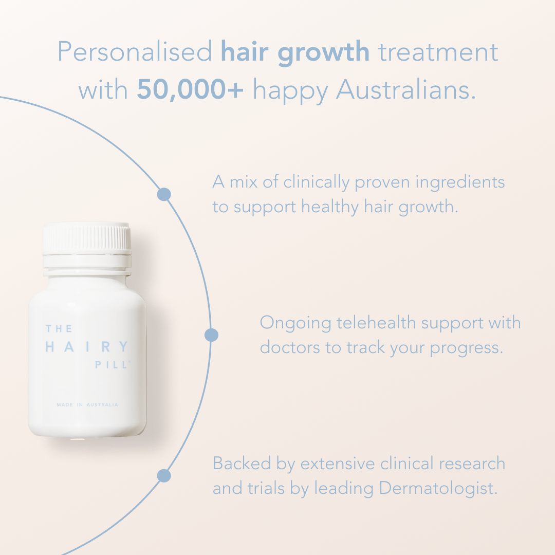 The Hairy Pill Facebook ad