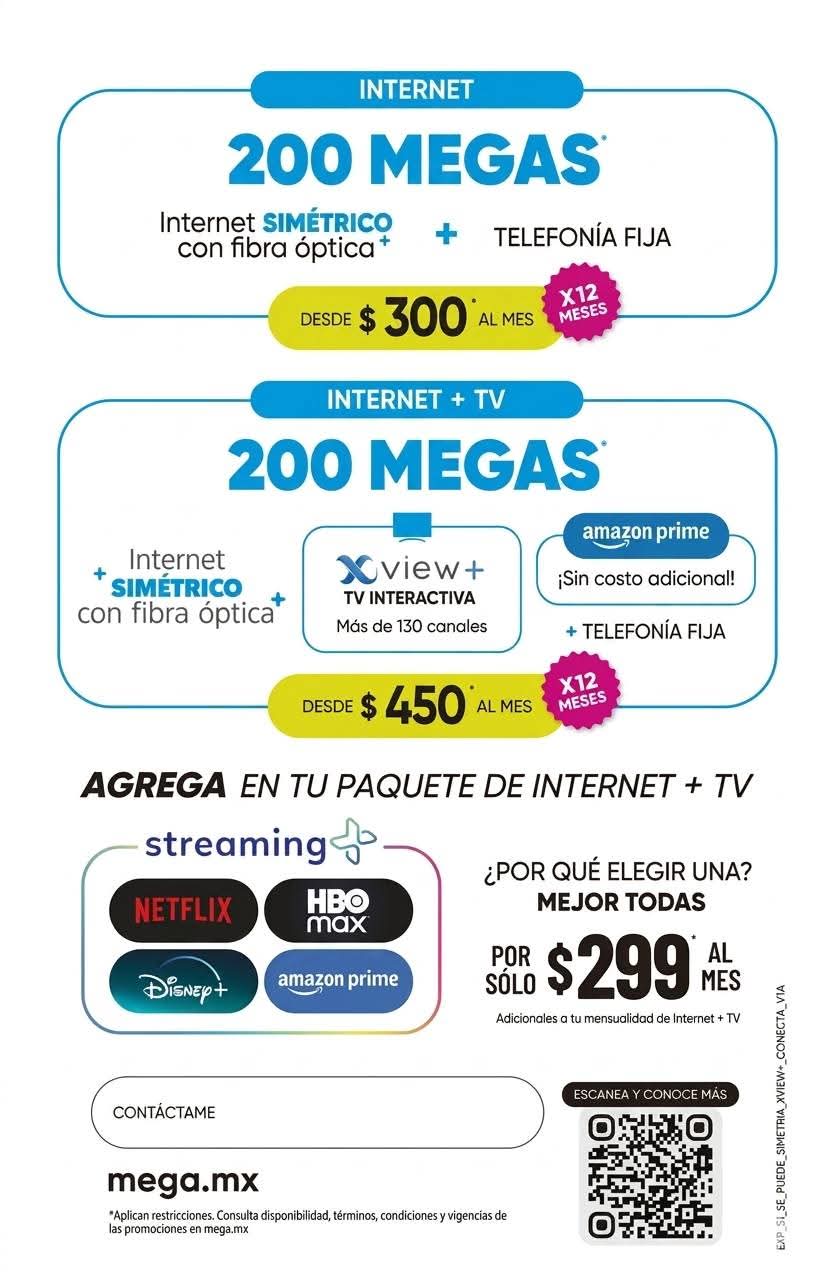 MEGA Chetumal Facebook ad: Información al 983 273 3628