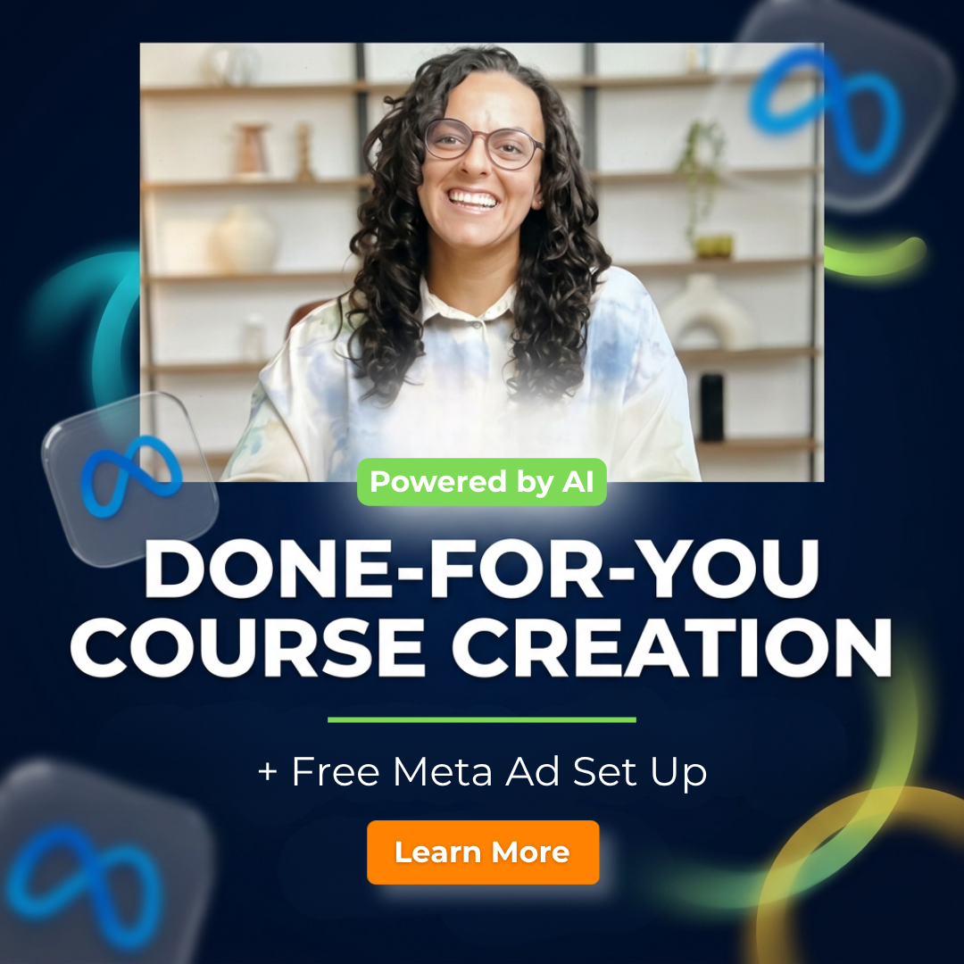 Grow My Course Facebook ad: ATTENTION Coaches & Experts: Done-For-You Course Creation