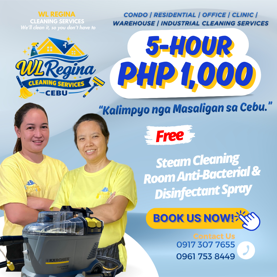 Regina Cleaning Services - Cebu Facebook ad: AFFORDABLE Cleaning Services in CEBU!