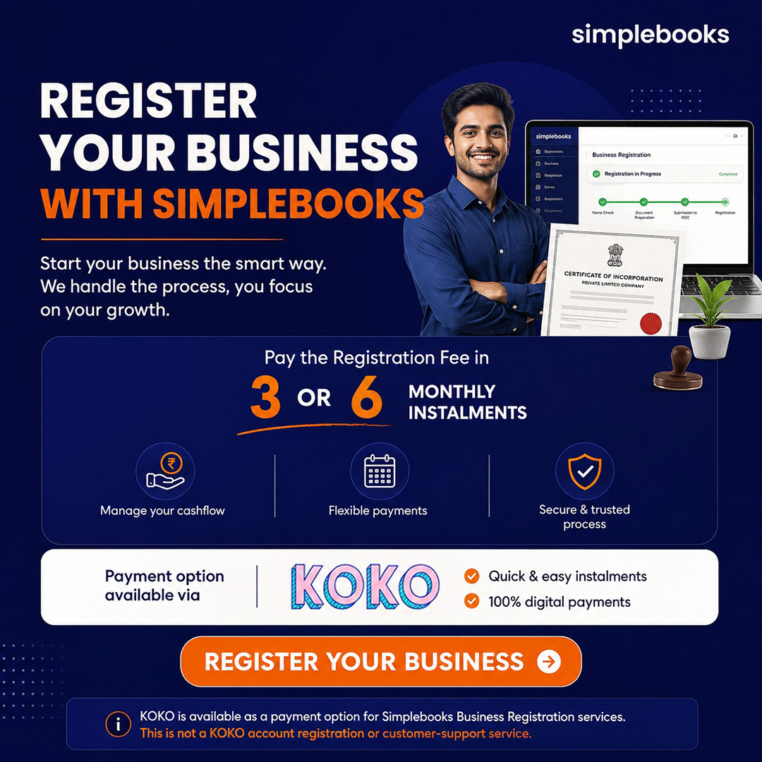 Simplebooks Facebook ad