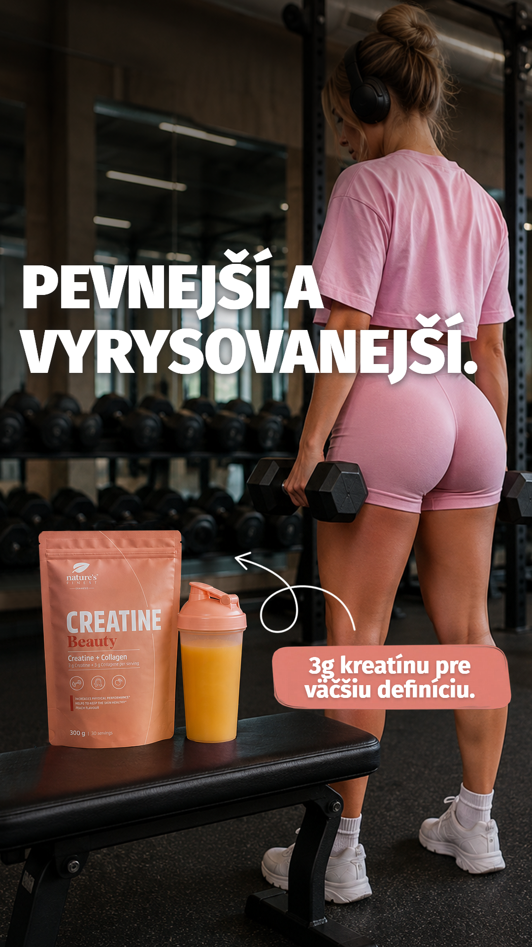 Ana - NCSF personal trainer Facebook ad: Dokonalá zadnica v 2026!