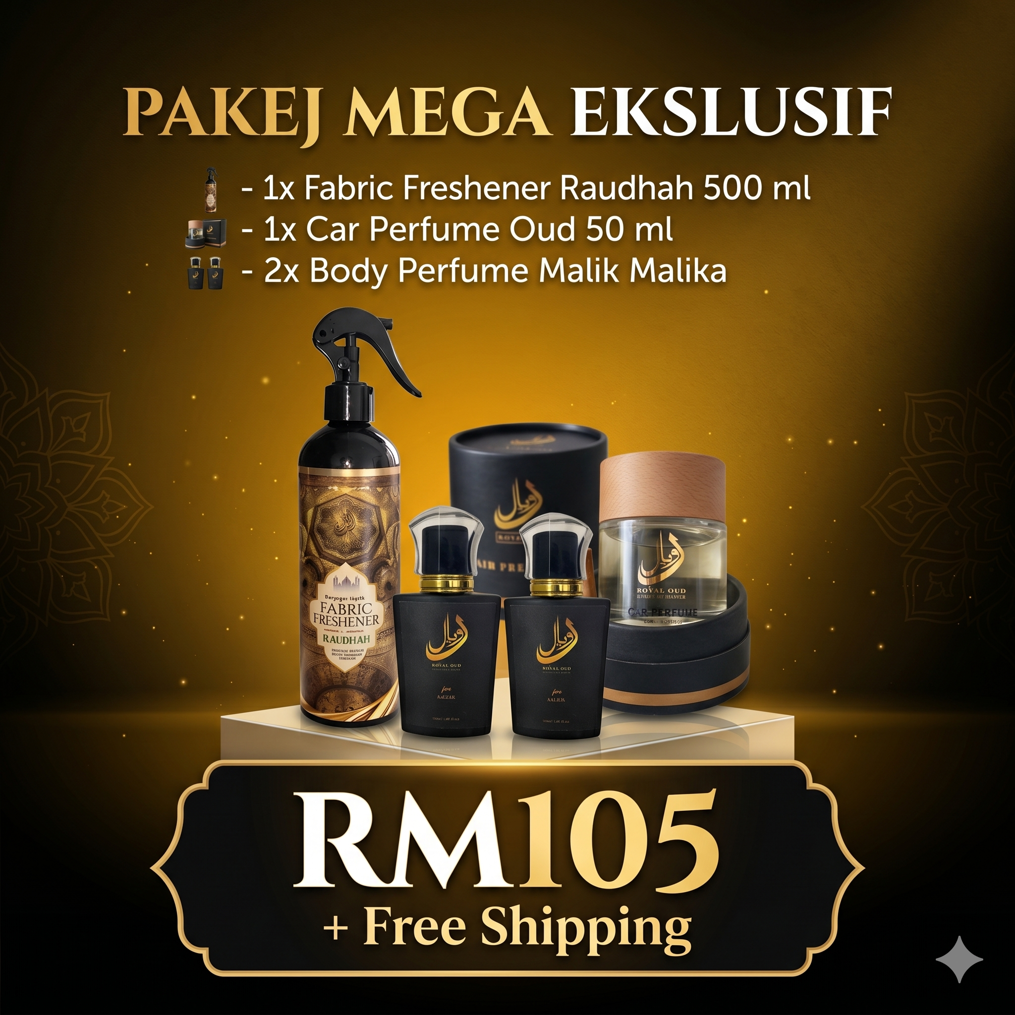 Royal Oud - Perfume Oud Premium Facebook ad