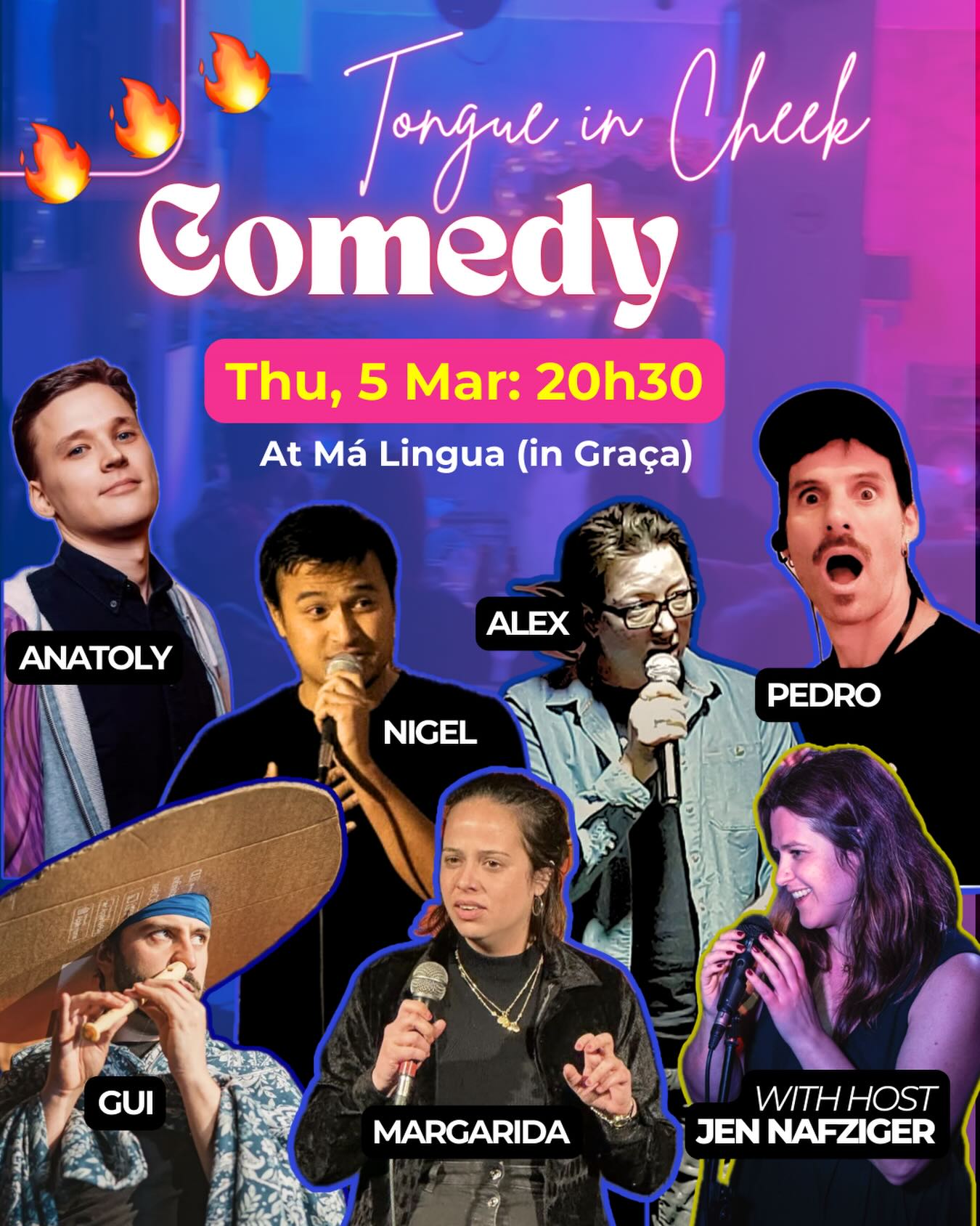 cheekcomedy Facebook ad: ENGLISH LANGUAGE COMEDY AT THE COOLEST VENUE IN…