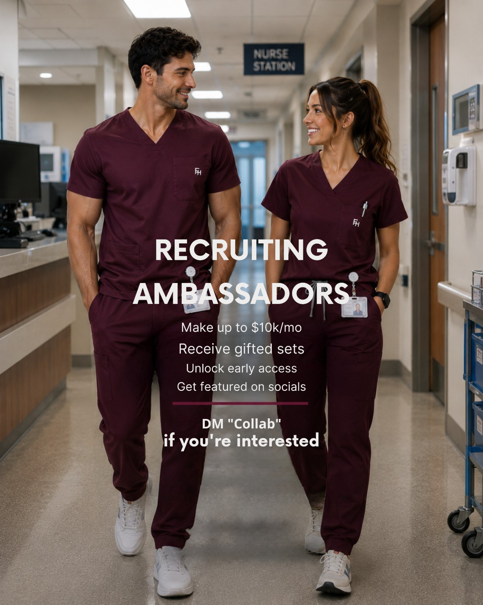 First Health Scrubs Facebook ad from Jun 3, 2026