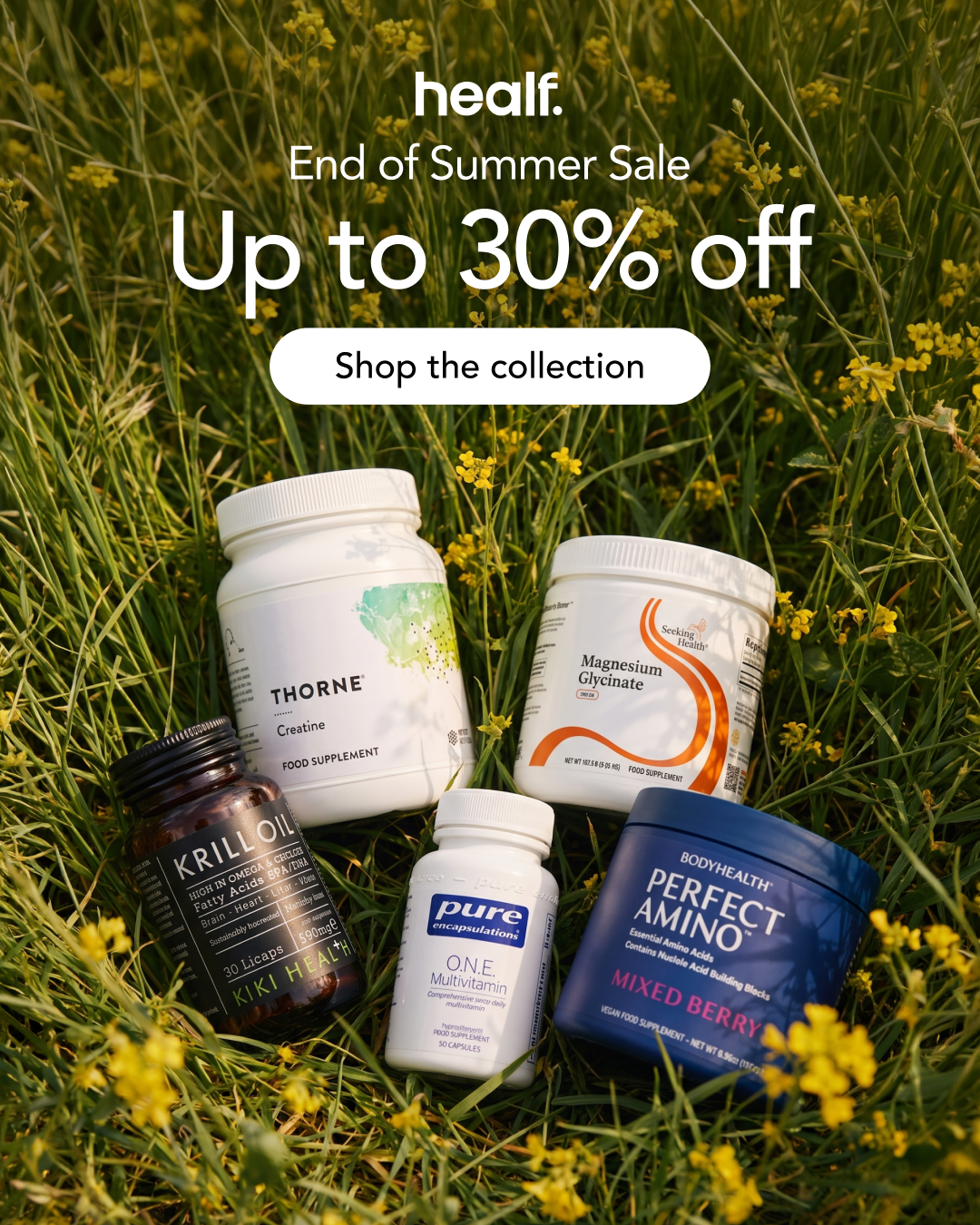 Healf. Facebook ad